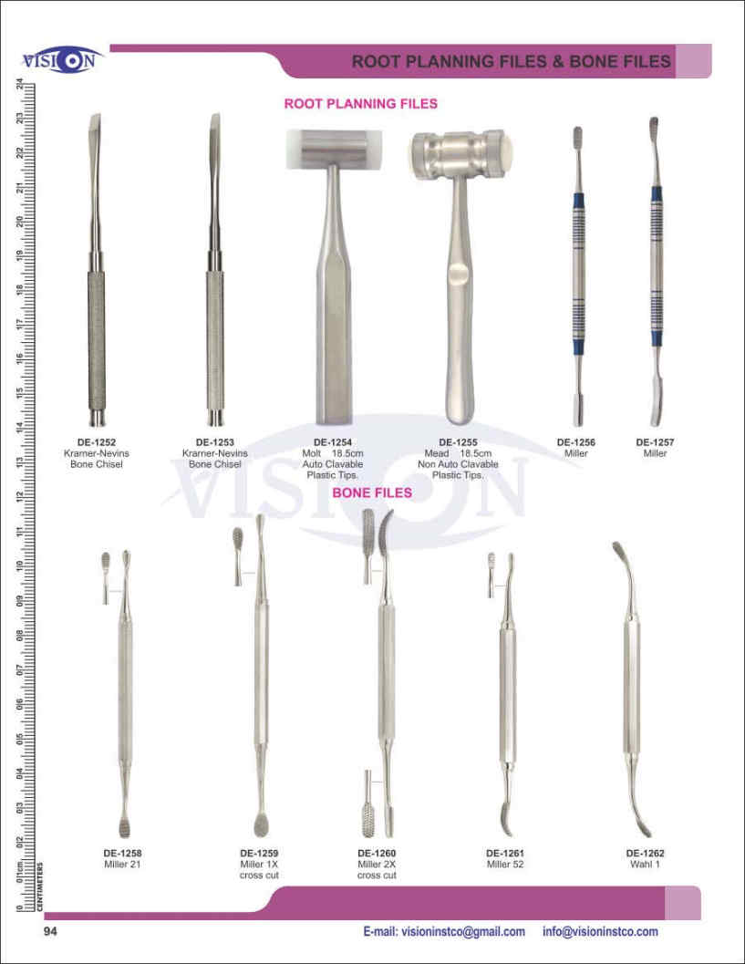 Vision Instruments Company Instruments